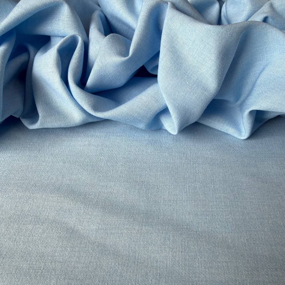Tecido Chambre Jeans Leve - Azul Bebê