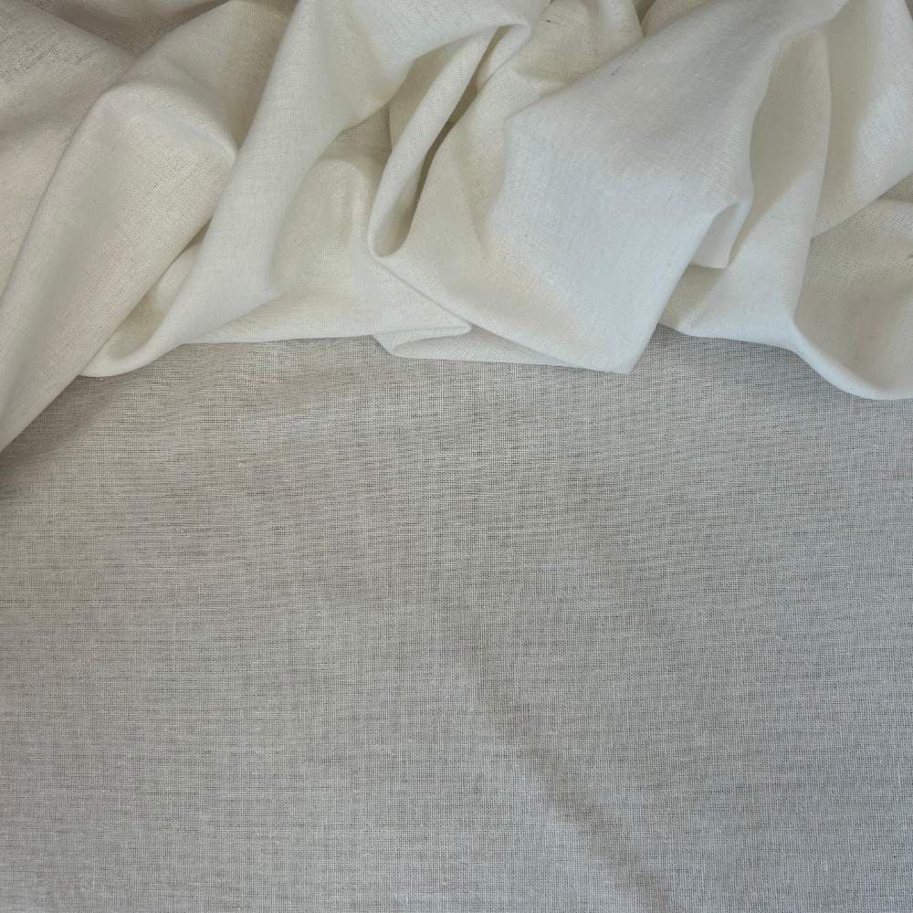 Tecido Linho com Elastano Premium Branco