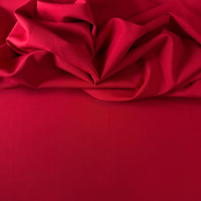 Tecido Alfaiataria Dubai Vermelho Ferrari