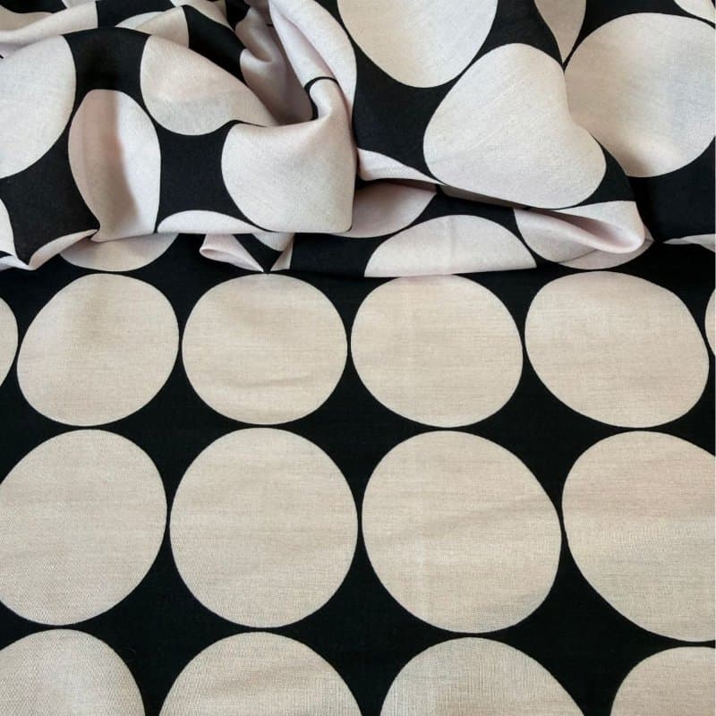 Tecido Viscose 100% - POA Black LIVE