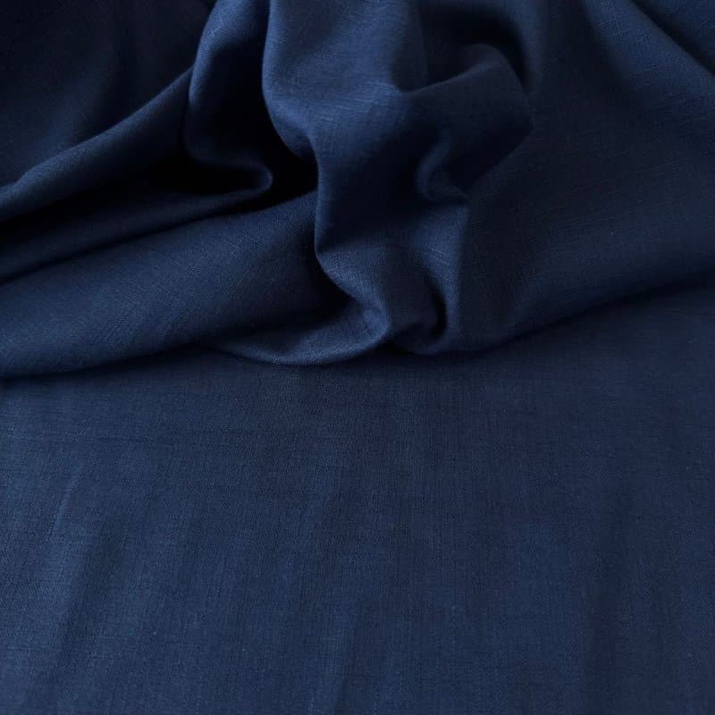 Tecido Cambraia de AlgodÃ£o - Azul Marinho