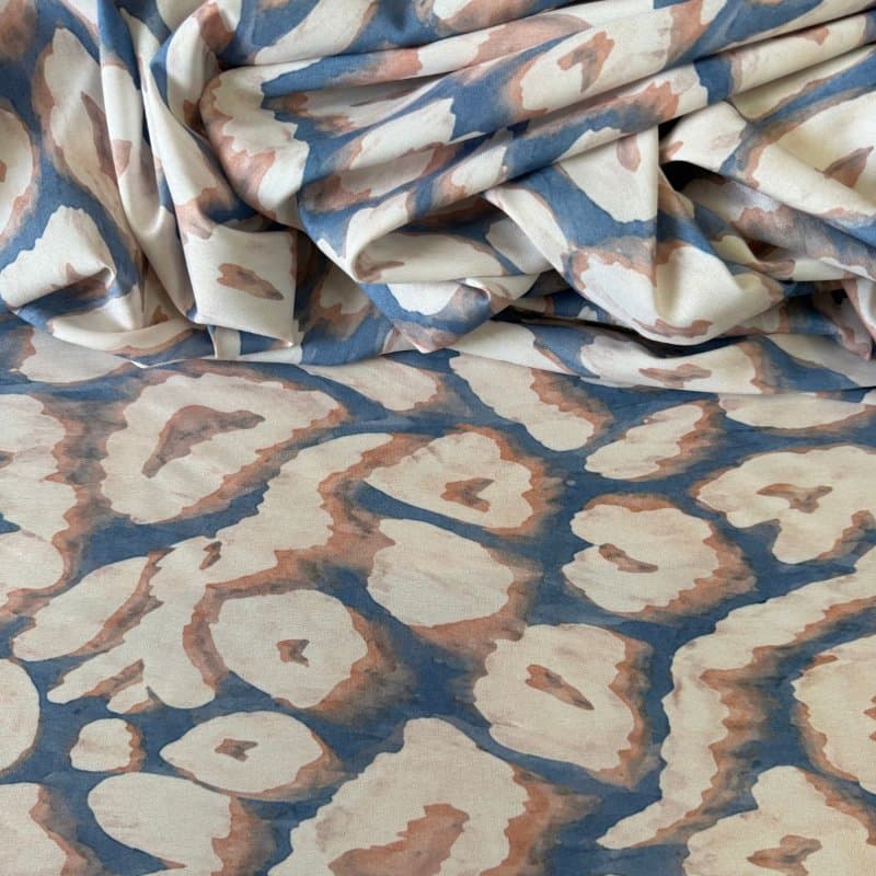 Tecido Estampado Viscoseda Animal Print - Estilizado 