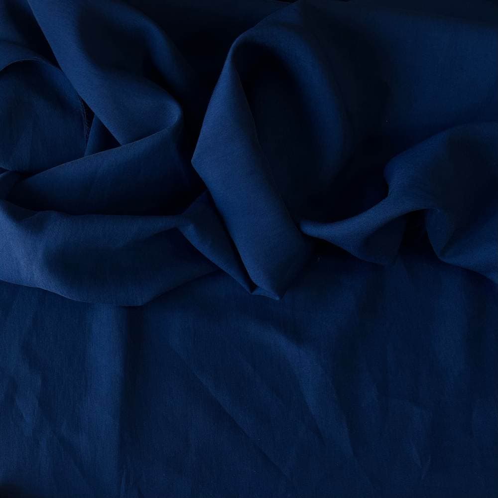 Tecido Alfaiataria Liocel Marrant Premium Azul Marinho
