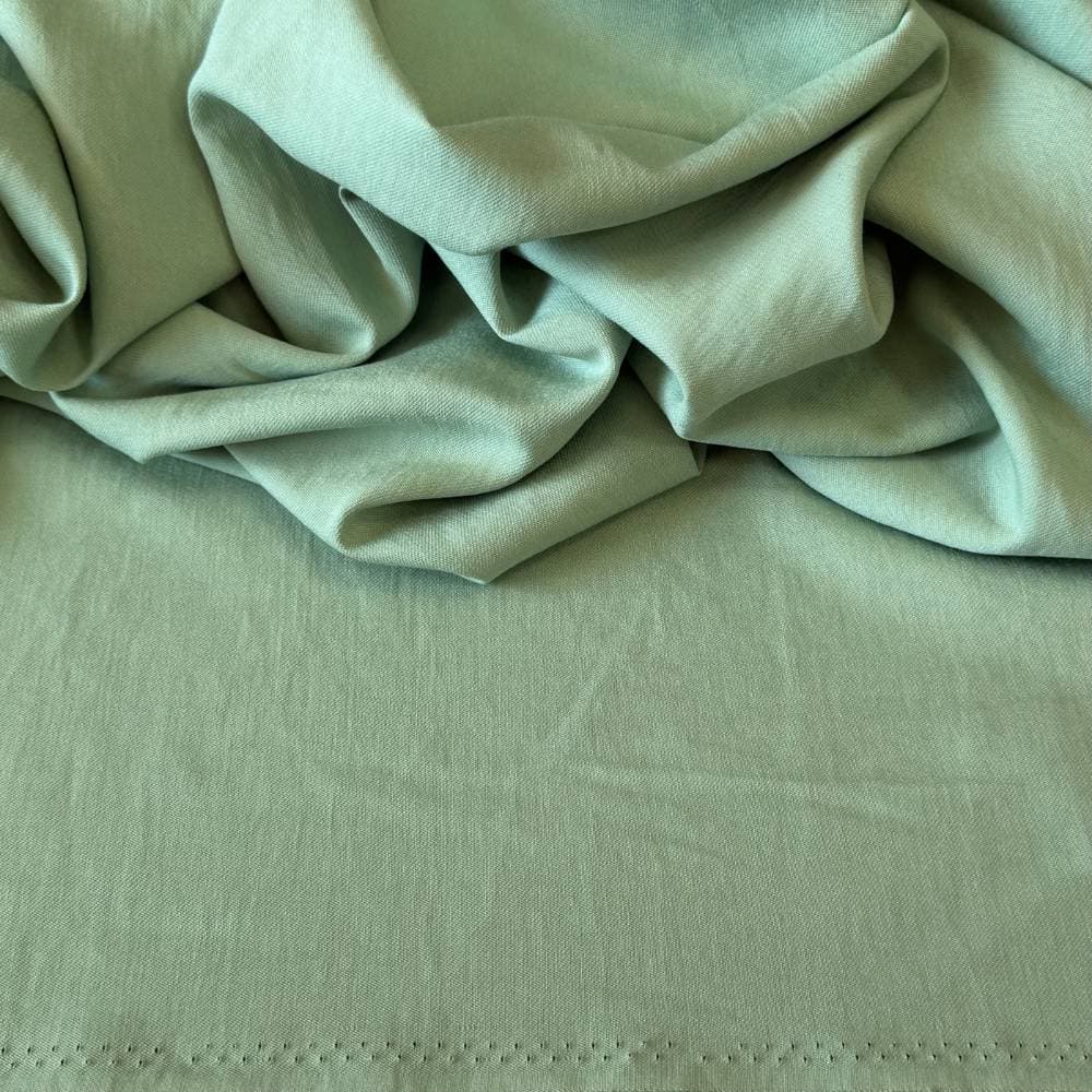 Tecido Alfaiataria Liocel Marrant Premium Verde Erva Doce