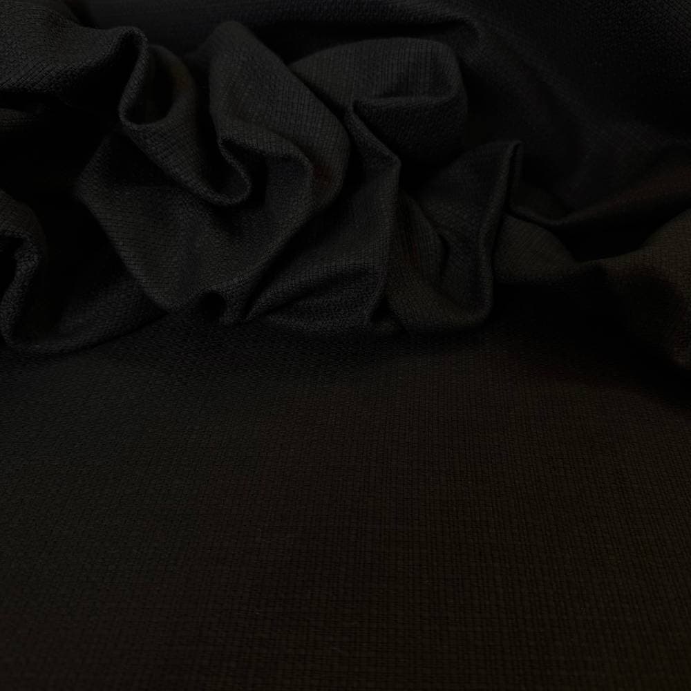 Tecido Algodão com Linho Provença - Preto