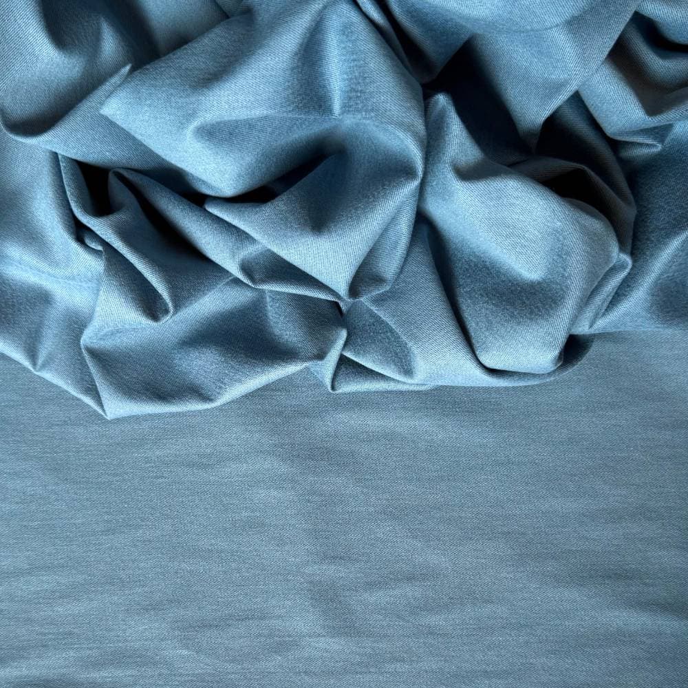 Tecido Sarja com Liocel e Elastano para Alfaiataria Premium - Azul Jeans