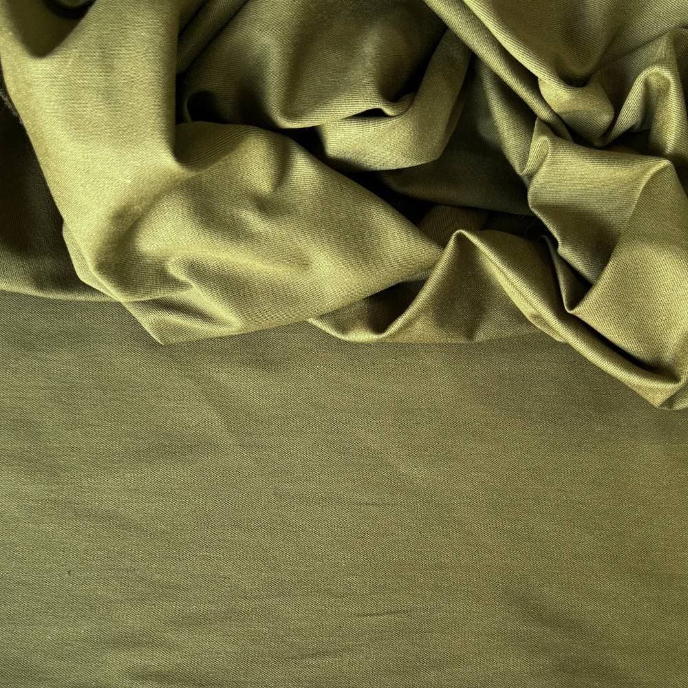 Tecido Sarja com Liocel e Elastano para Alfaiataria Premium - Verde Militar