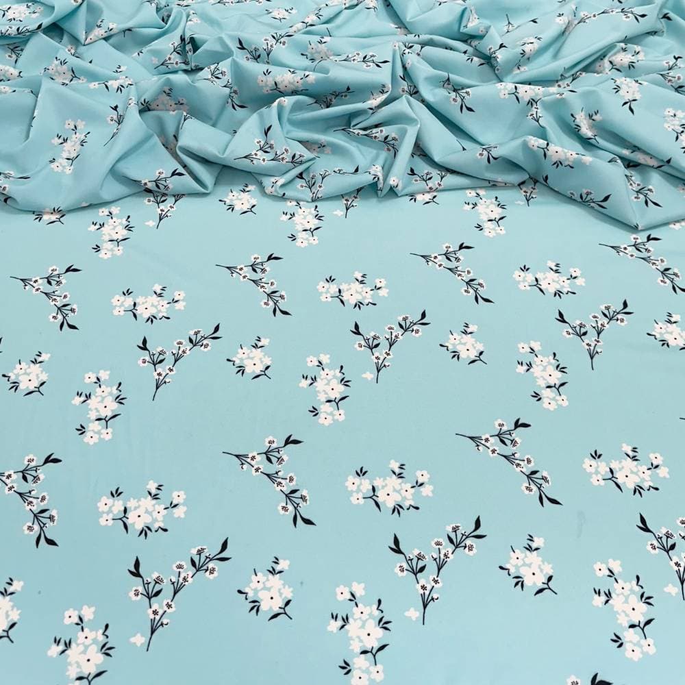 Tecido Estampado Viscoseda floral solto 3 - Atacado