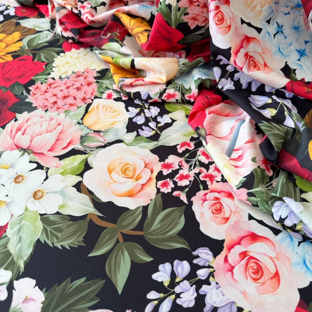 Tecido Estampado Viscoseda 464 - Atacado
