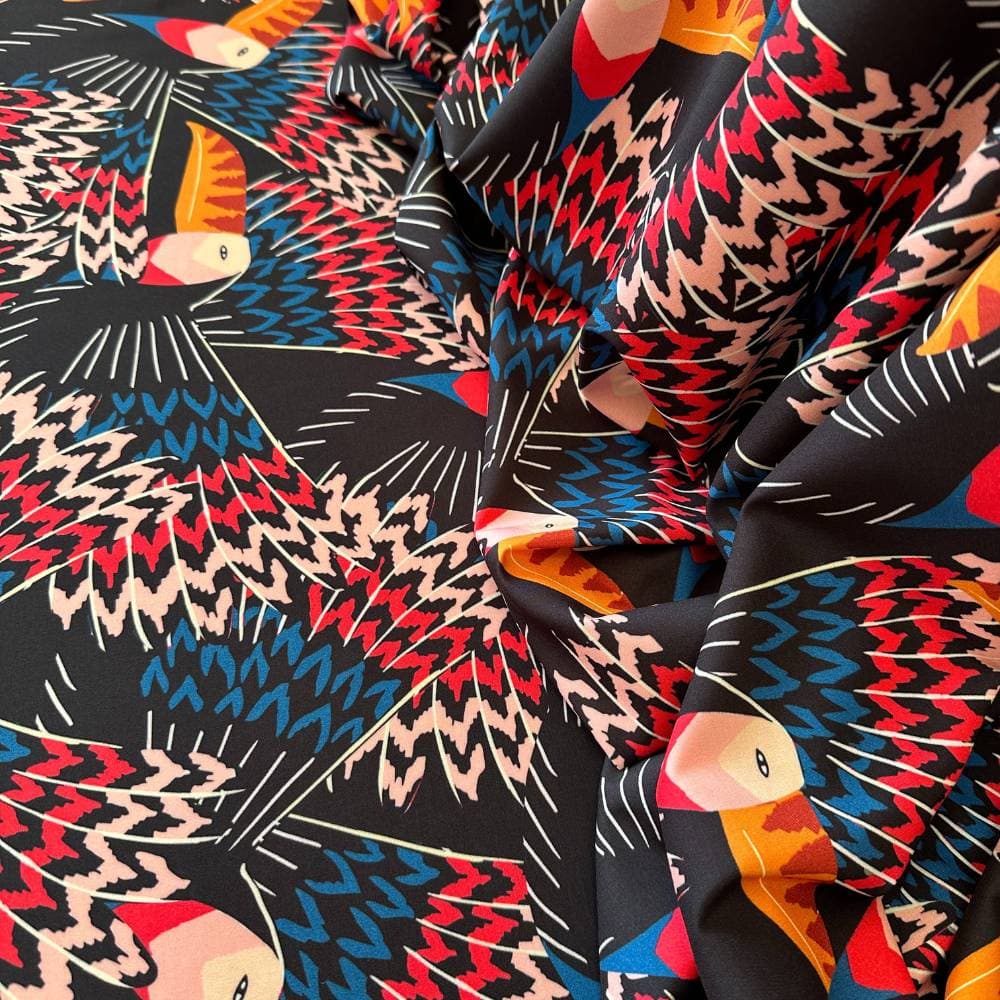 Tecido Estampado Viscoseda 468 - Atacado