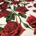 Tecido Estampado viscoseda rosas vermelhas 2 - Atacado
