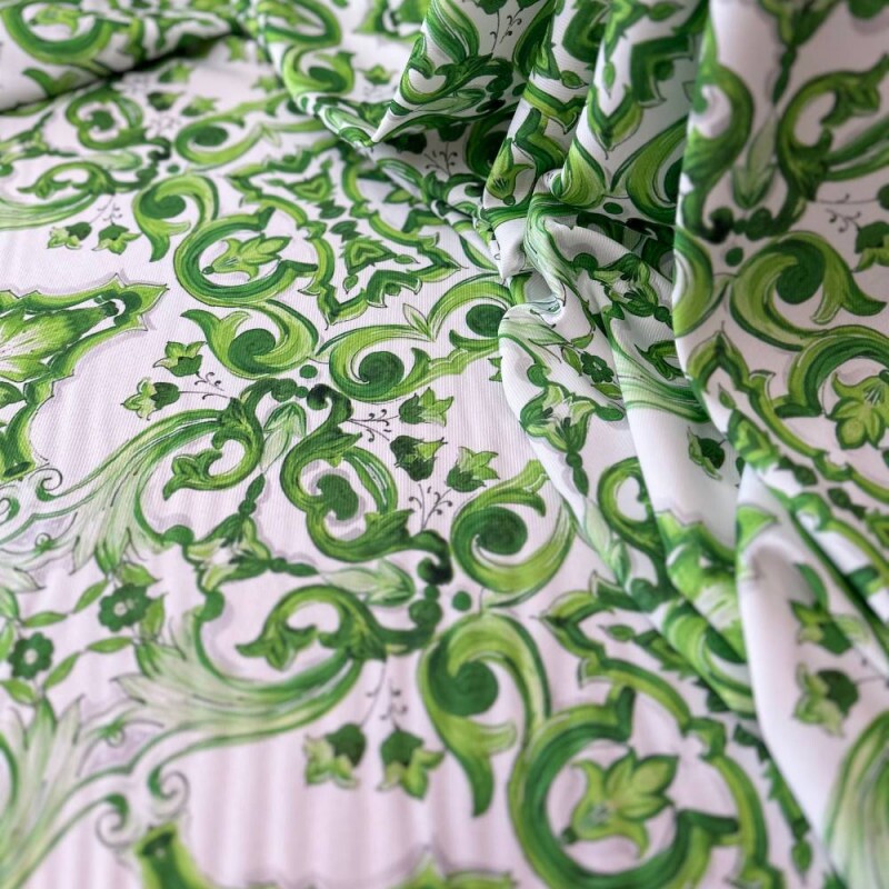  Tecido Estampado Viscose  Eco Premium 247 - Atacado